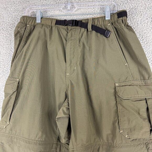 REI Convertible Pants‎ Mens Large Green Hiking Camping Fishing Gorpcore 32x31 - Picture 4 of 16